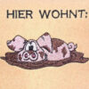 Stickdatei Schlammschwein mit Sprüchen
