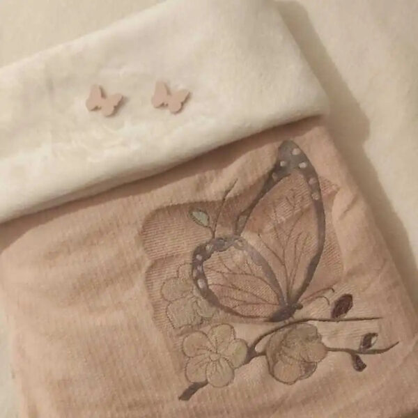 Stickdatei Schmetterling Blume