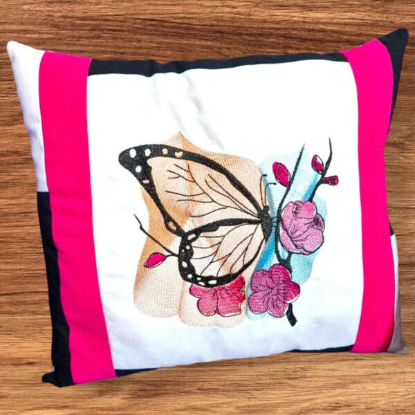 Stickdatei Schmetterling Blume