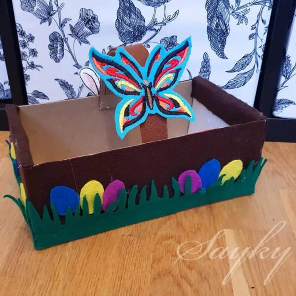 Stickdatei Schmetterling Papillon Color