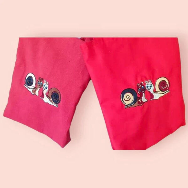 Stickdatei Schnecken Lilo und Fiete