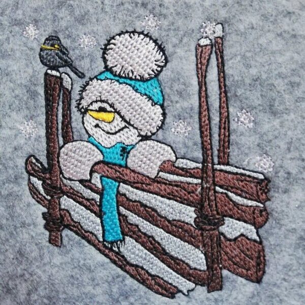 Stickdatei Schneemann Oli