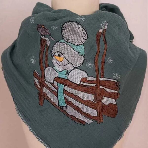 Stickdatei Schneemann Oli