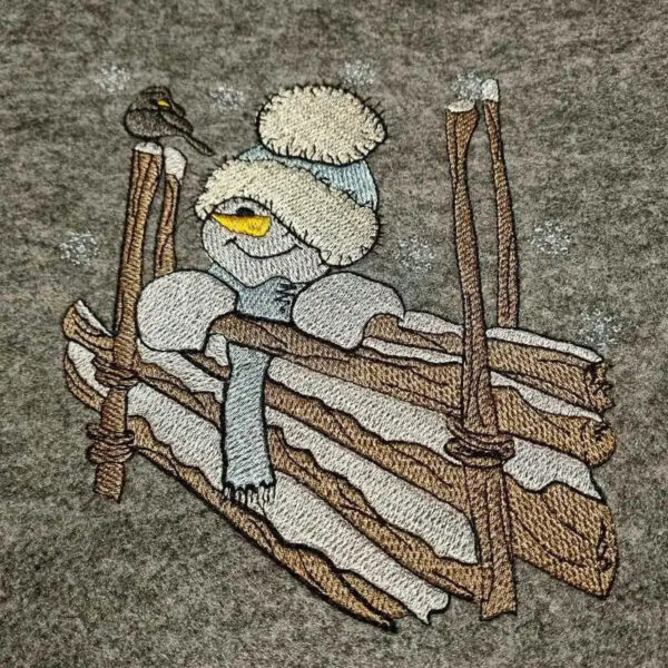 Stickdatei Schneemann Oli