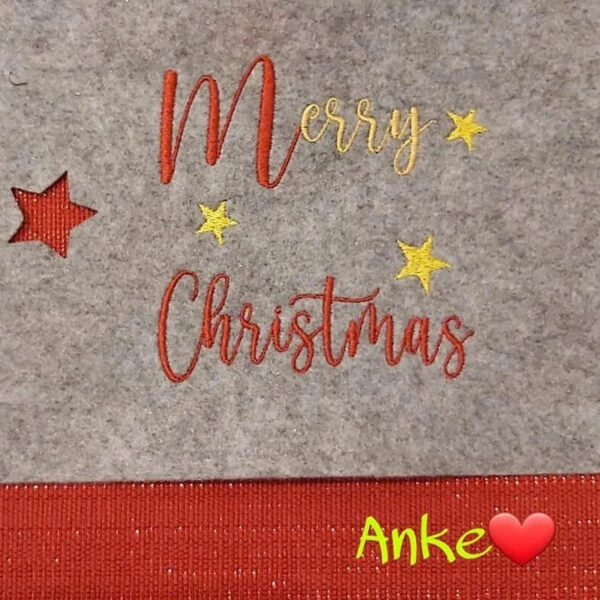 Stickdatei Schriftzüge Jahreszeiten