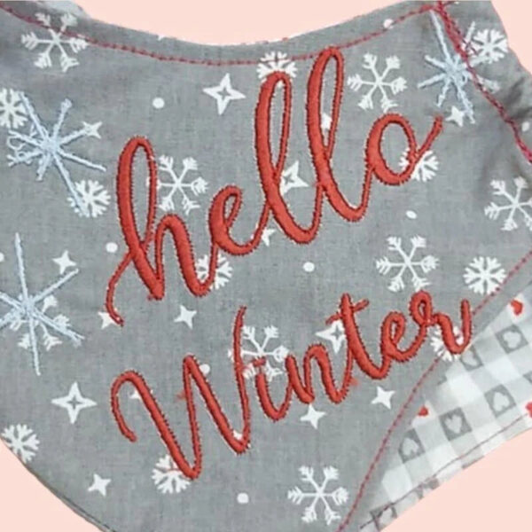 Stickdatei Schriftzüge Jahreszeiten