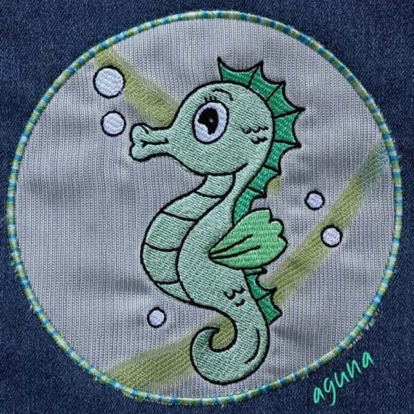 Stickdatei Seepferdchen Set