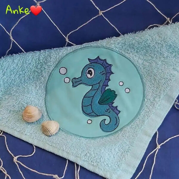 Stickdatei Seepferdchen Set