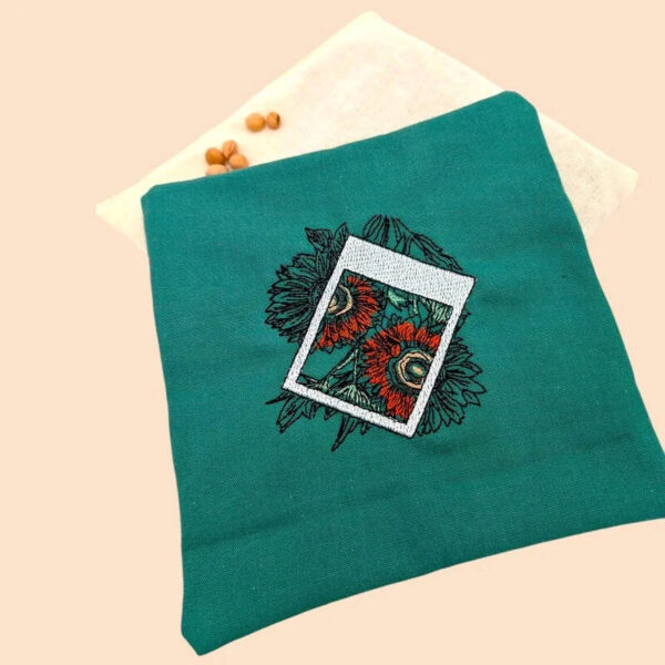 Stickdatei Polaroid Sonnenblume