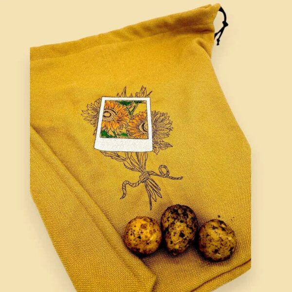 Stickdatei Polaroid Sonnenblume