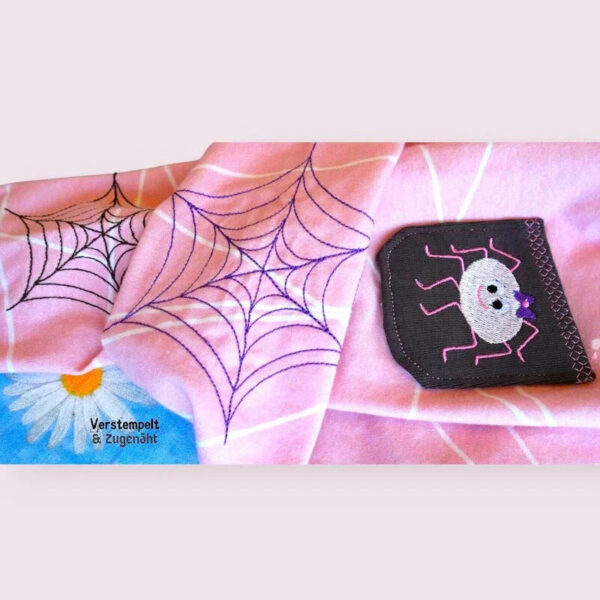 Stickdatei Spinnen Familie