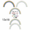 Stickdatei Spruch Regenbogen