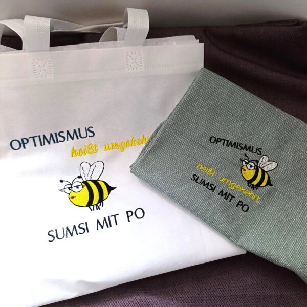 Stickdatei Spruch Sumsi mit Po