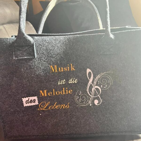 Stickdatei Sprüche Musik Notenschlüssel