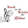 Stickdatei Sprüche Musik Notenschlüssel
