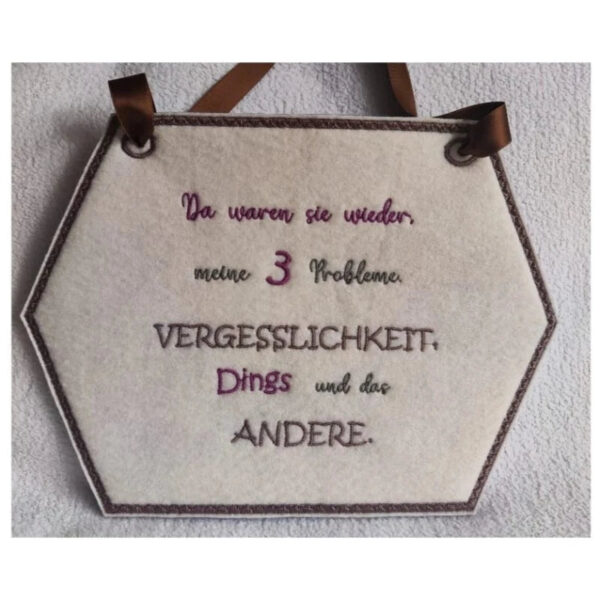 Stickdatei Sprüche und Weisheiten