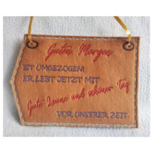 Stickdatei Sprüche und Weisheiten