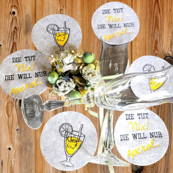 Stickdatei Sprüche Sommergetränke