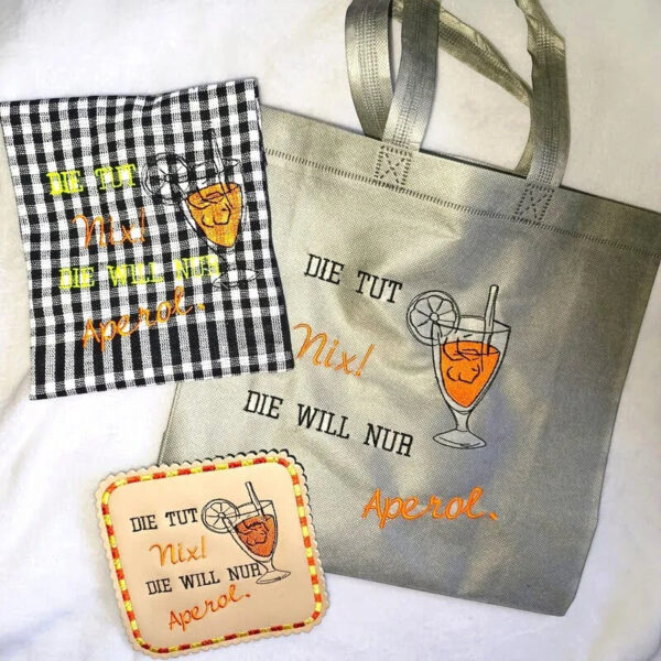 Stickdatei Sprüche Sommergetränke