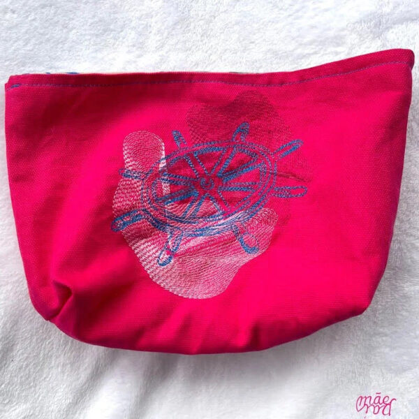 Stickdatei Steuerrad Vintage