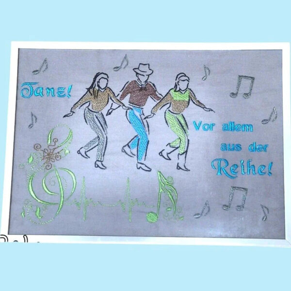 Stickdatei Tanzen Linedance