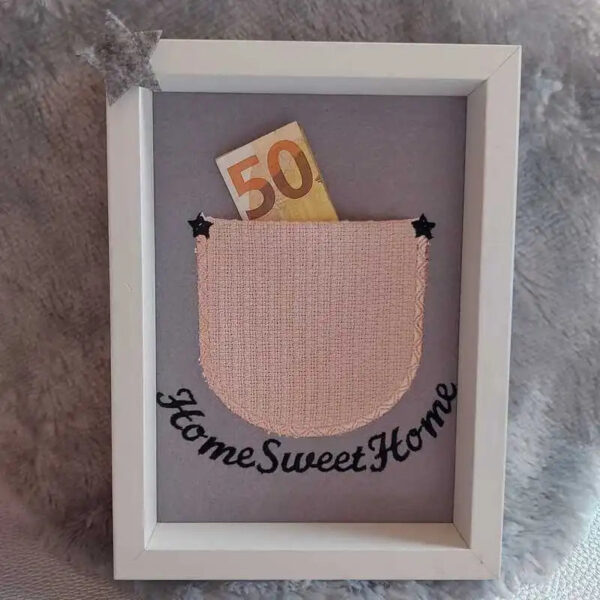 Stickdatei Taschenapplikation Blanko