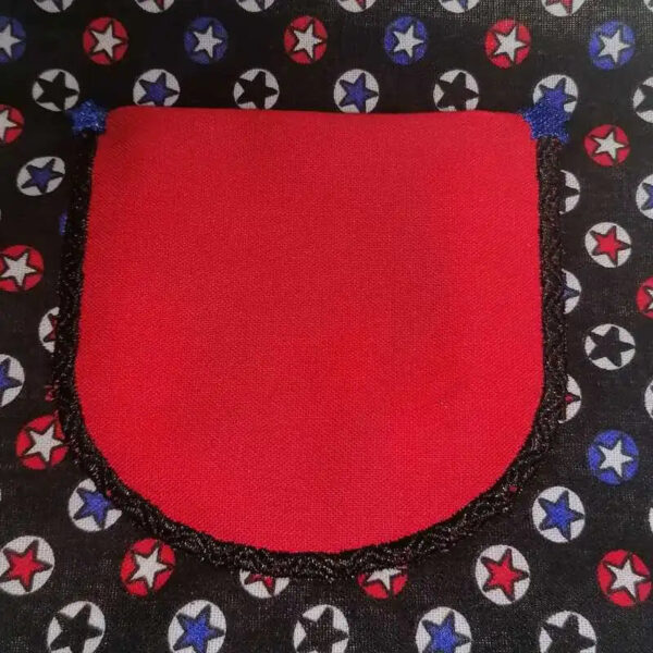 Stickdatei Taschenapplikation Blanko