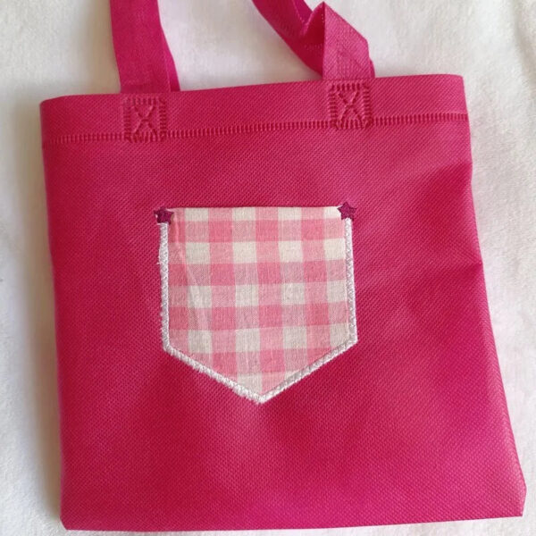 Stickdatei Taschenapplikation Blanko