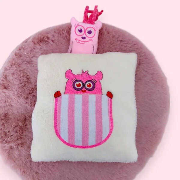 Stickdatei Taschenapplikation stiXXie Monster