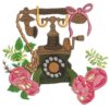Stickdatei Telefon Vintage