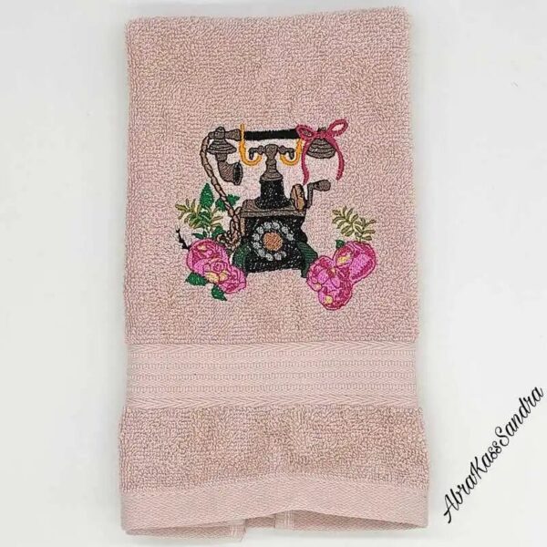 Stickdatei Telefon Vintage