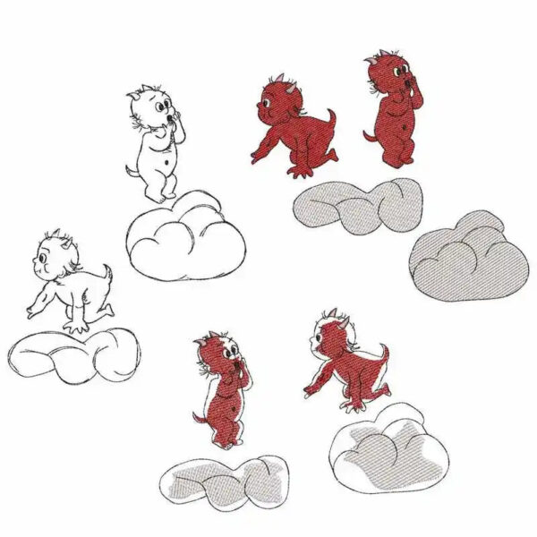 ITH Stickdatei Teufelchen