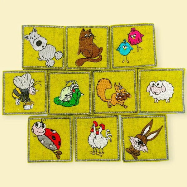 Stickdatei Minitiere Set