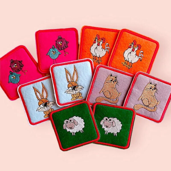 Stickdatei Minitiere Set