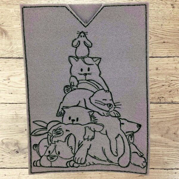 Stickdatei Weihnachten Tierisch - ITH