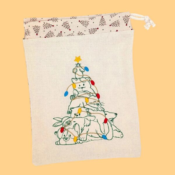 Stickdatei Weihnachten Tierisch - ITH