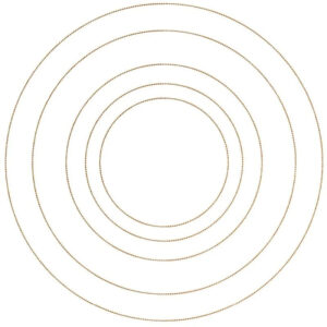 ITH Stickdatei Untersetzer einfach rund Blanko