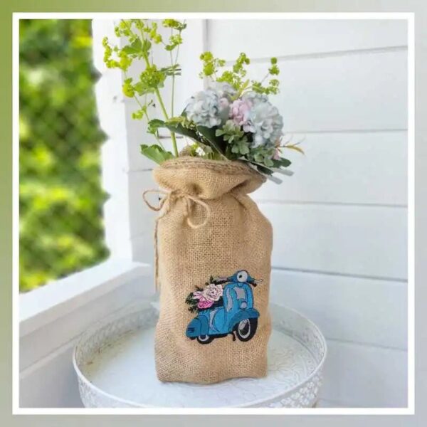 Stickdatei Vespa Vintage