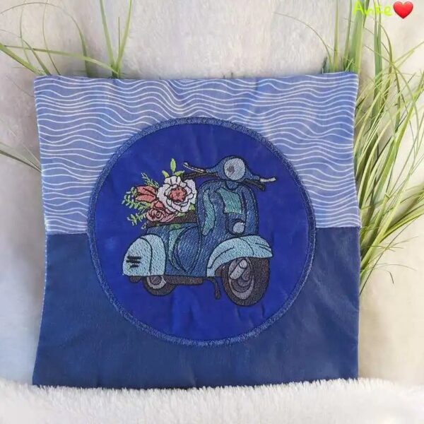 Stickdatei Vespa Vintage