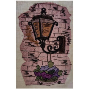 Stickdatei Laterne Vintage