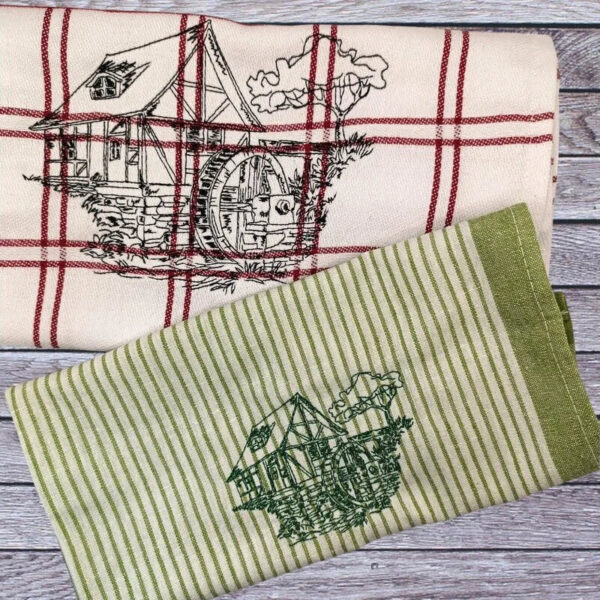 Stickdatei Wassermühle