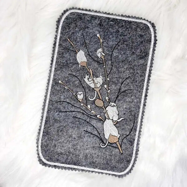 Stickdatei Weidenkätzchen