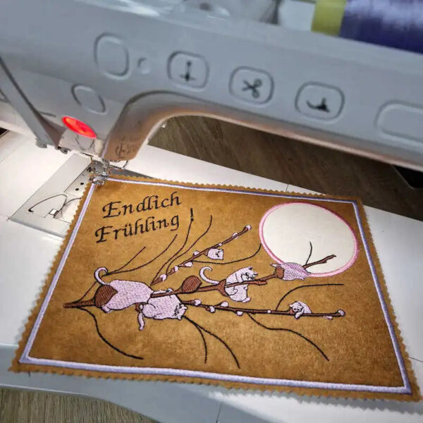 Stickdatei Weidenkätzchen