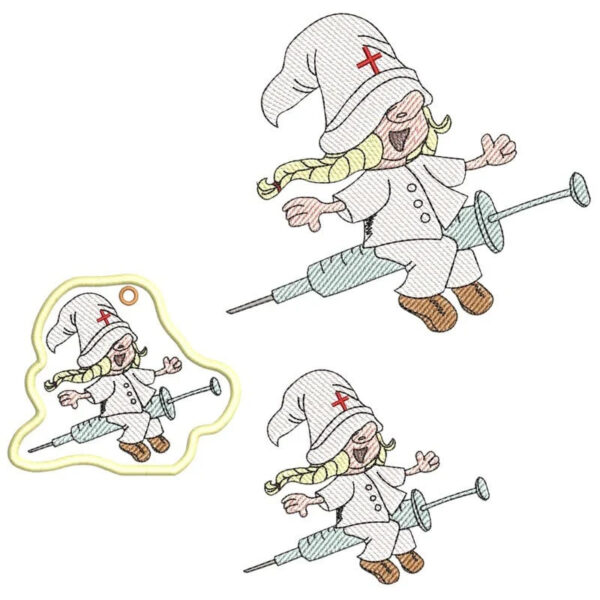 ITH Stickdatei Bembel und geripptes Glas