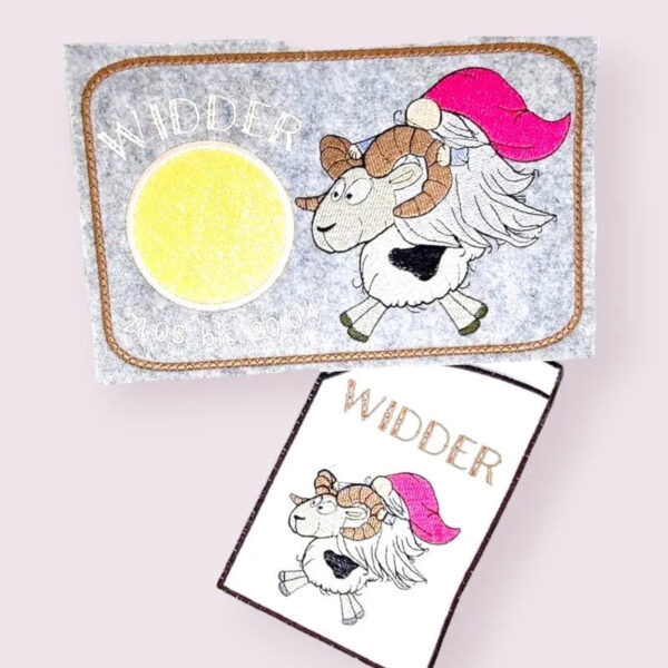 Stickdatei Wichtel Sternzeichen Widder