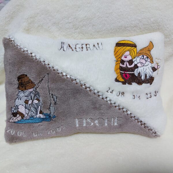 Stickdatei Wichtel Sternzeichen Paket 12 Zeichen