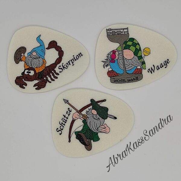 Stickdatei Wichtel Sternzeichen Paket 12 Zeichen