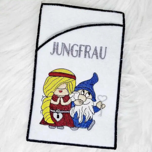 Stickdatei Wichtel Sternzeichen Jungfrau