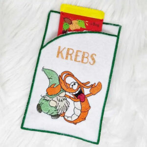 Stickdatei Wichtel Sternzeichen Krebs