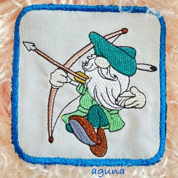 Stickdatei Wichtel Sternzeichen Schütze